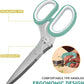 KD Scissors Kitchen Shears with 5 Blades and Cover Anti-rust Stainless Steel