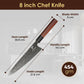 KD Hand Forged Chef Knife High Carbon Steel with Wooden Sheath & Box