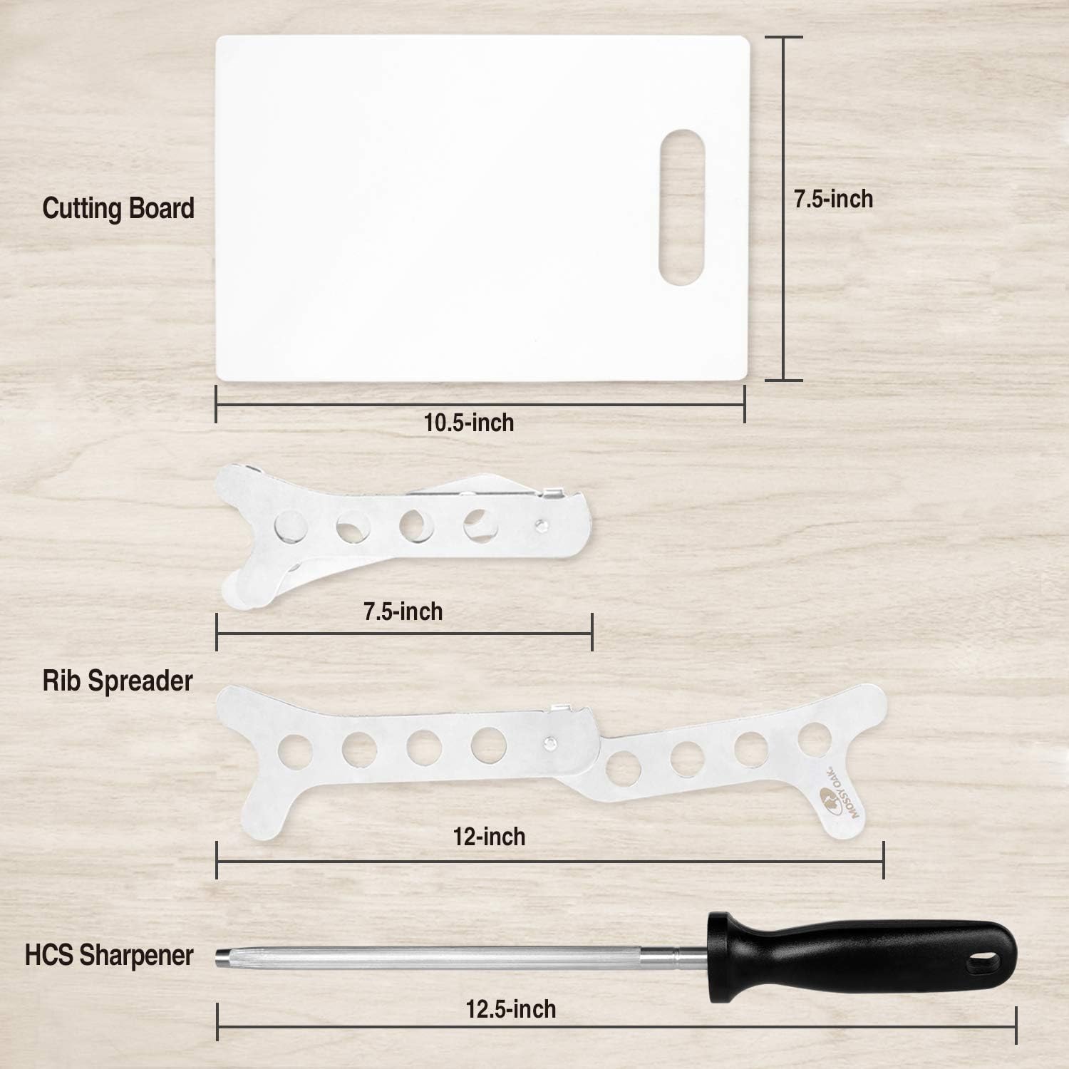 KD Hunting Knife Dressing Kit 10 Piece with Storage Case – Knife