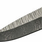 KD Hunting Knife 7.5" Damascus Steel Outdoor Hunting Knife With Sheath