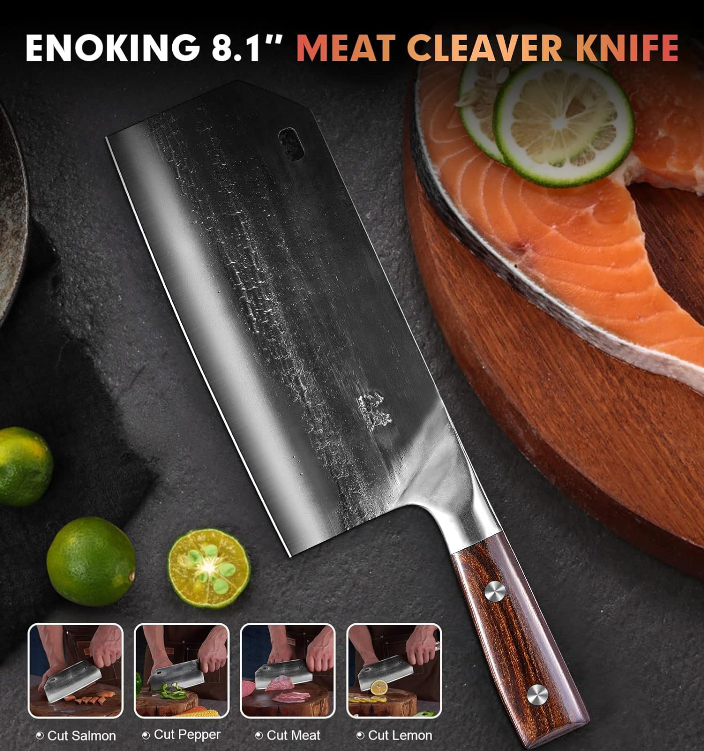 6.5inch Forged Boning Knife Meat Cleaver Butcher Deboning Paring