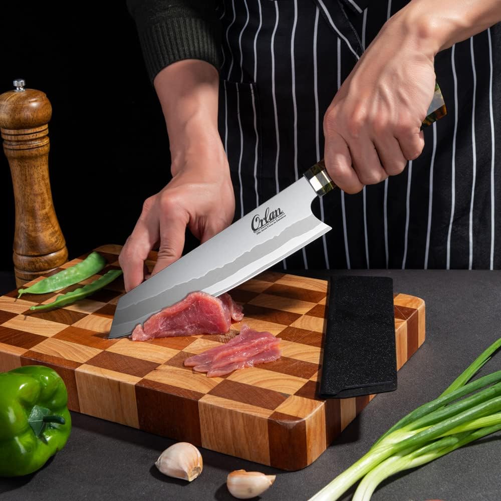 KD Japanese Kiritsuke Chef Knife 67 Layers Damascus Steel with Sheath & Case