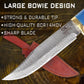 KD Hunting Knife Forged Damascus Steel Knife Camping Knife with Sheath