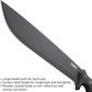 KD Hunting Knife 18" Coated Carbon Steel Parang Style Blade with Nylon Sheath