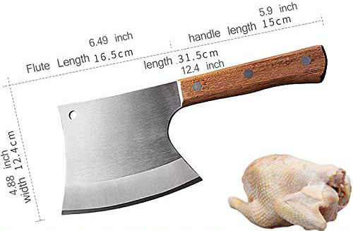 KD Cleaver Kitchen Knife Stainless Steel Axe