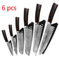 KD Knife Stainless steel kitchen knives with knife set 6 pieces loose set