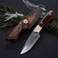 KD Small Hunting Knife Damascus Steel Camping Hunting Tools