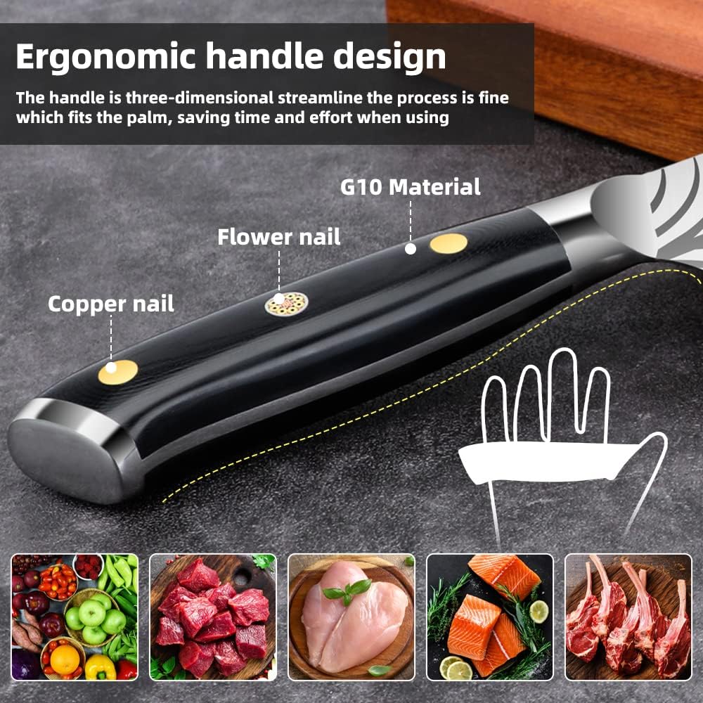 KD Chef Kitchen Knife Stainless Steel Ultra Sharp Cutting Knife