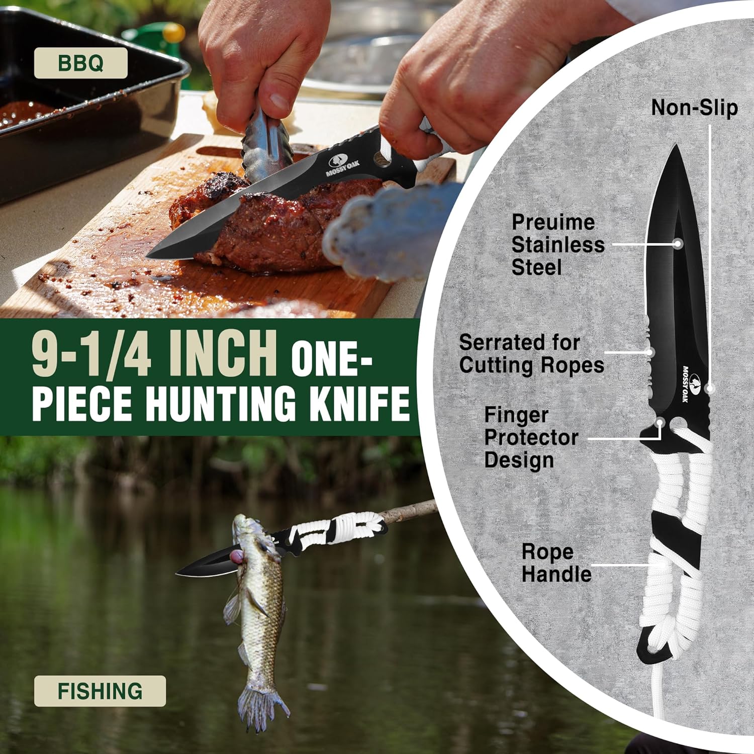 KD Hunting Knife Hatchet and Machete Knife Set with Sheath One-Piece A –  Knife Depot Co.