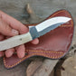 KD Hunting Knife 7" Stainless Steel Blade with Leather Sheath