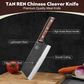 KD Premium 7.5 Inch Meat Cleaver: Hand-Forged Chinese Butcher Knife, High Carbon Steel, Ideal Gift for Him