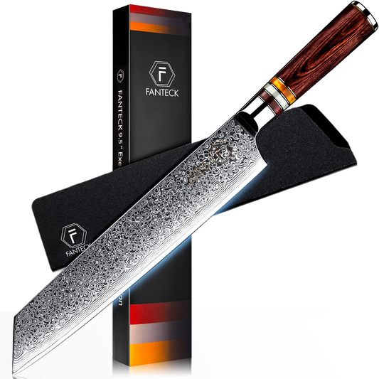 KD Kiritsuke Chef Knife 67-Layer Damascus Blade Gift Box