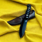 KD Hunting Knife Survival Knife G10 Handle with Leather Sheath