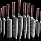 KD Carpenter's Special Set 6-piece Set 8-piece Set Knife Chef Knife