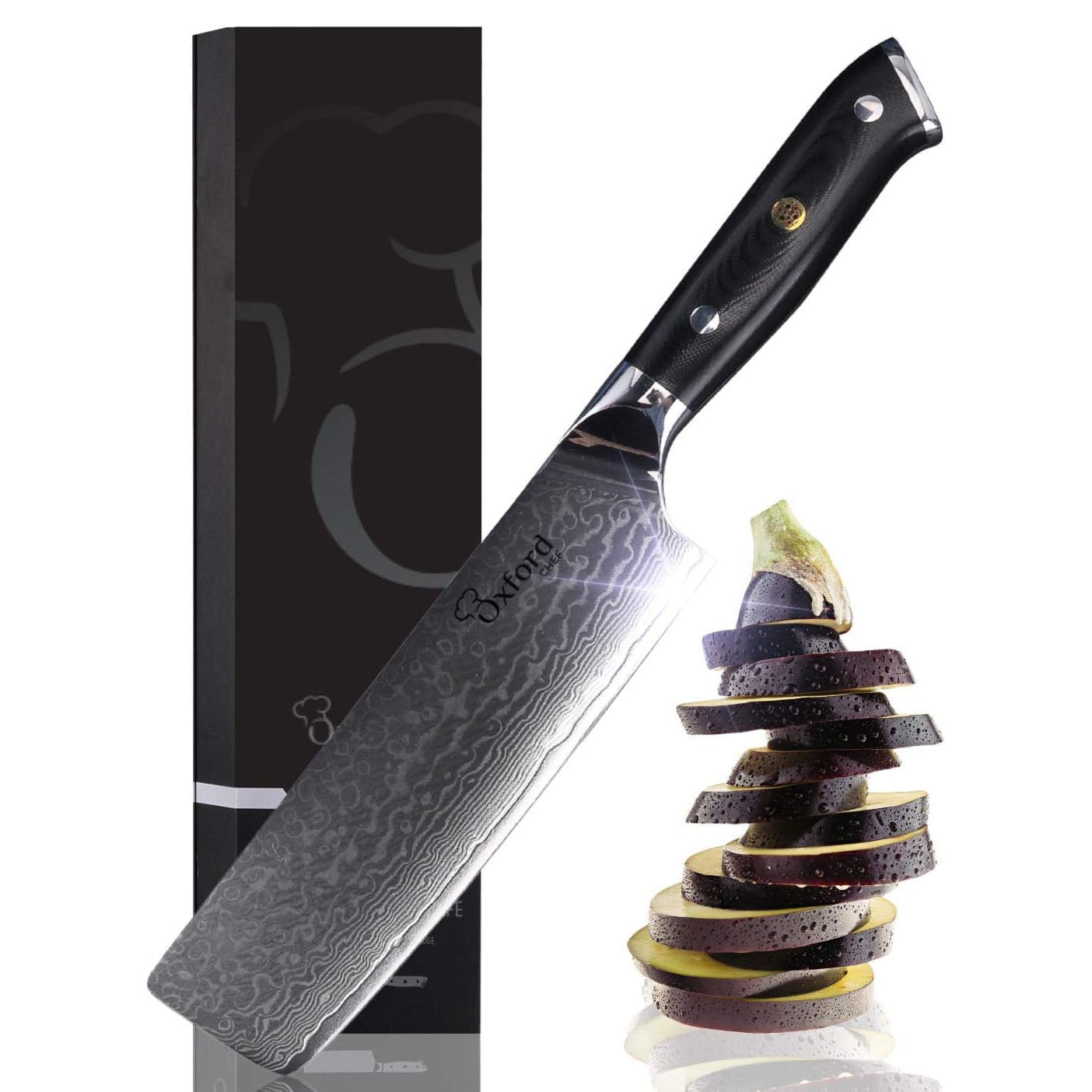 KD Japanese 67 Layer Damascus VG10 Steel Kitchen Chef's Knife with Gift Box