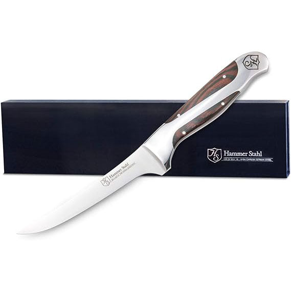 KD Hammer Stahl 6 Inch Boning Knife Gift Box