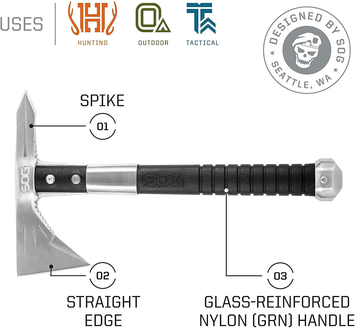 KD Mini Tactical Hatchet Survival Sports and Camping Axes