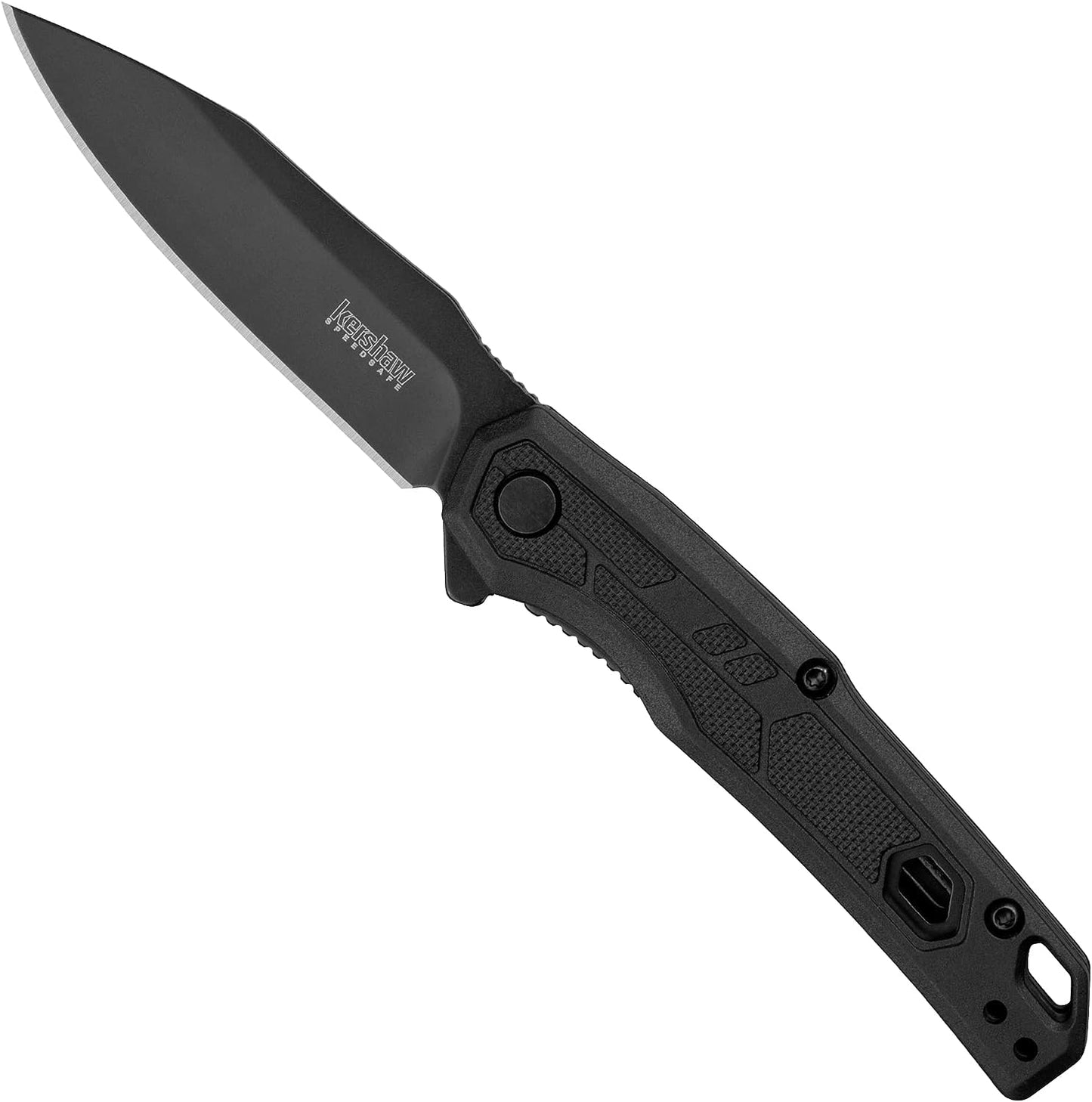 KD Pocket Folding Knife Assisted Opening Black Blade & Handle