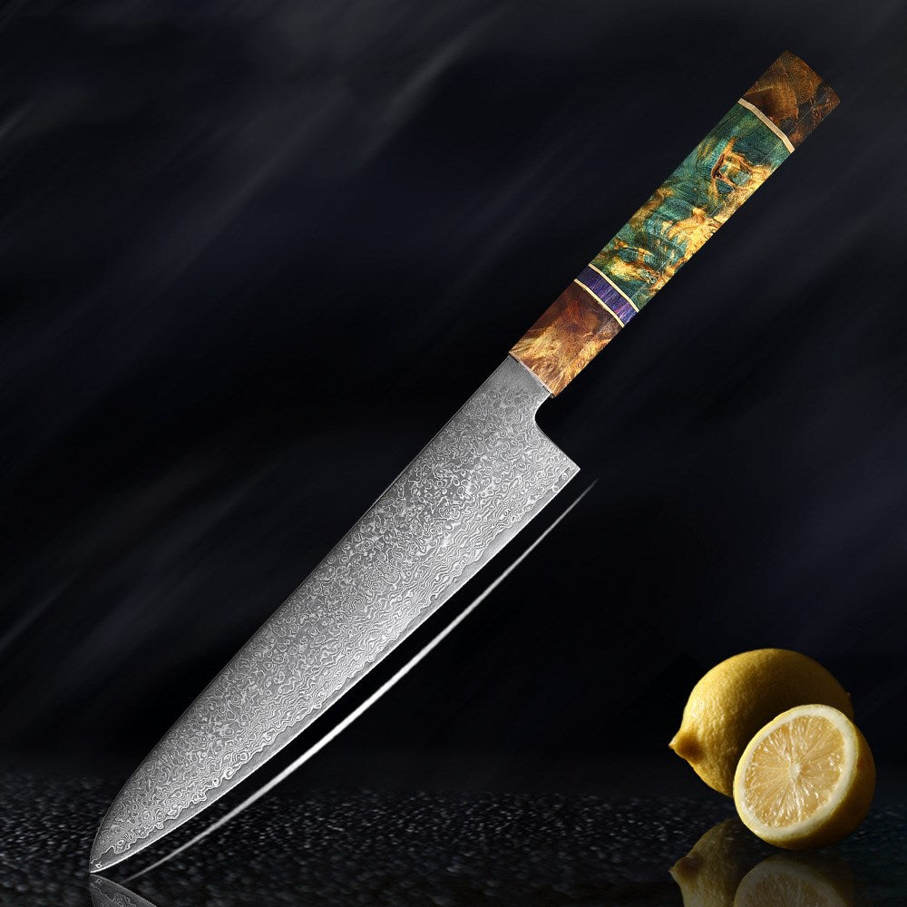 KD Damascus knife set