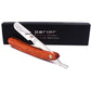 KD Rosewood Handle Straight Edge Barber Blade with 5 Blades