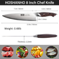 KD 8-Inch AUS-10 Japanese Steel Chef's Knife  with Ergonomic Handle