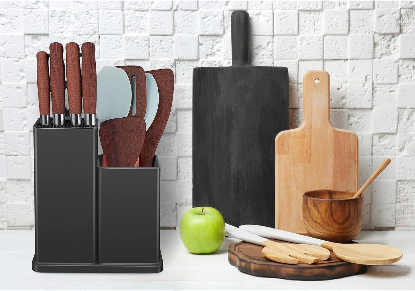 KD Universal Knife Block Knife Utensil Holder for Countertop