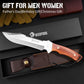 KD 7" Hunting Knife Survival Camping Knife with Sheath & Gift Box