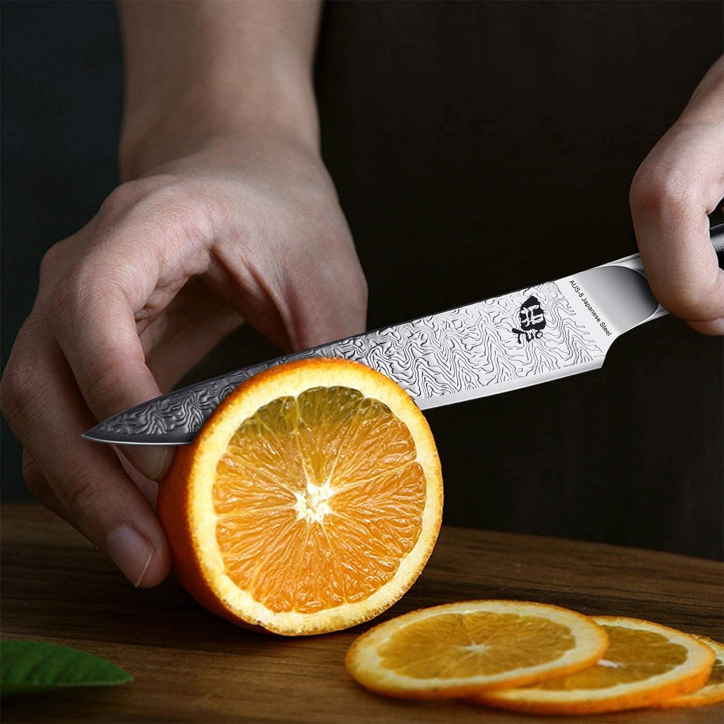 KD Utility Knife 5" Stainless Steel Fruit Vegetable Slicing Knife