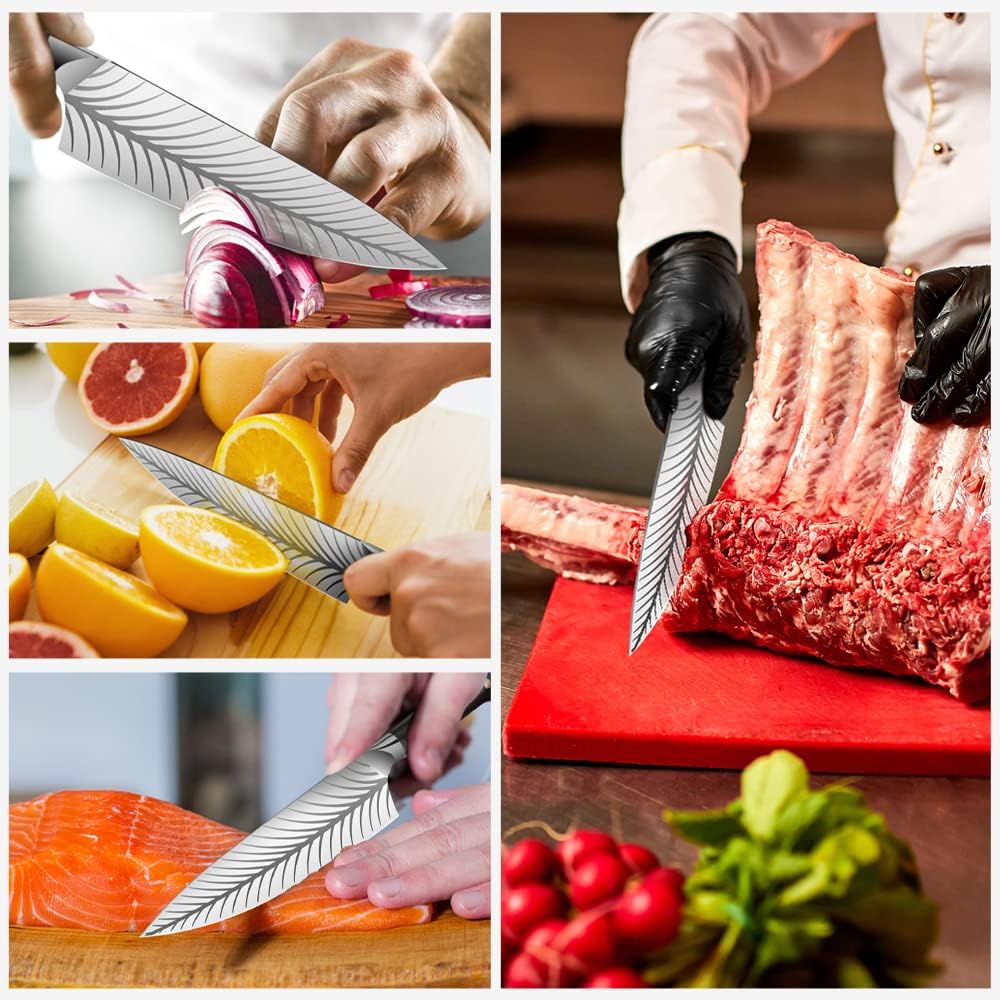 KD Chef Kitchen Knife Stainless Steel Ultra Sharp Cutting Knife