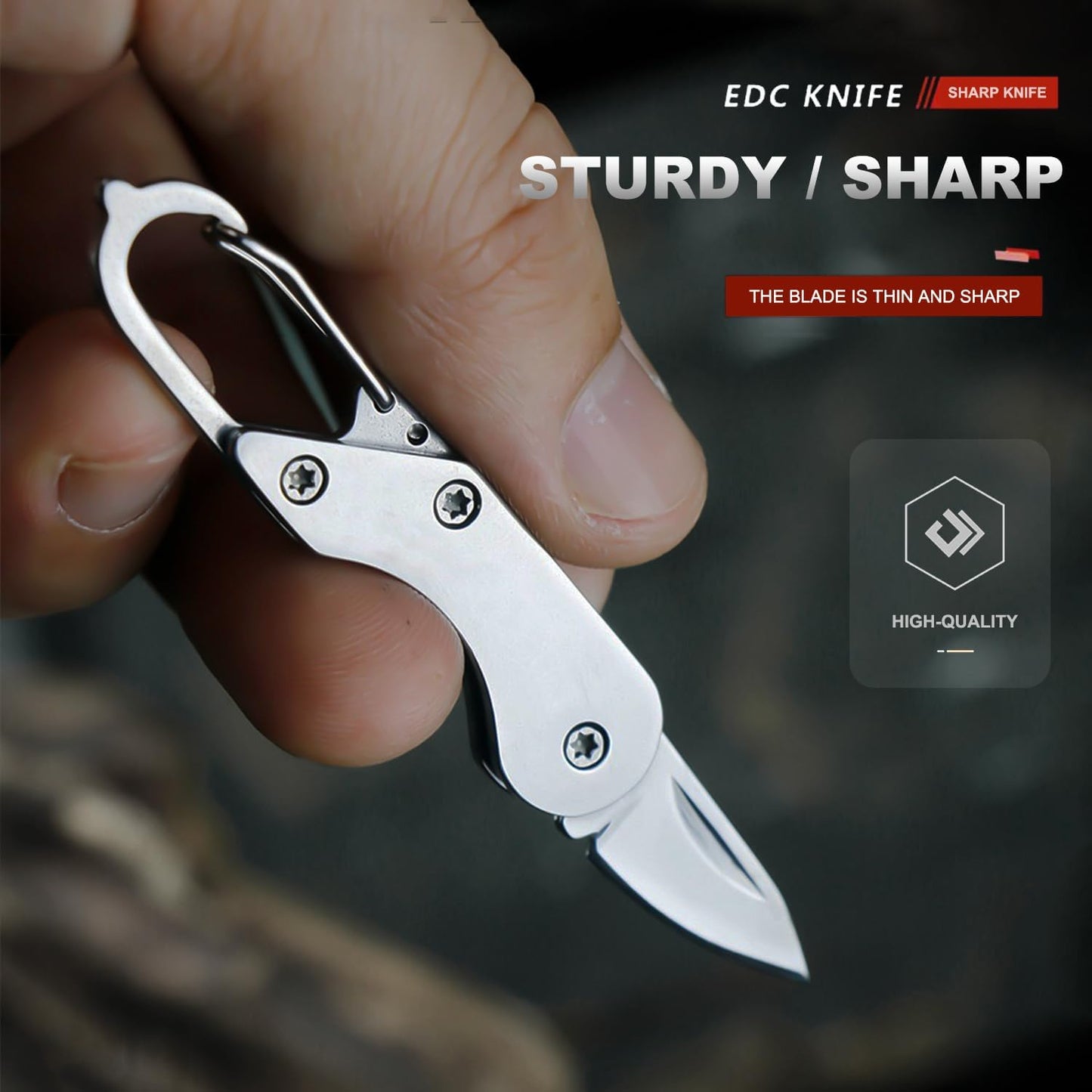 KD Small Folding Pocket Knife Keychain Knife Box Cutter Knife – Knife Depot  Co.