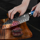 KD Santoku Knife Stainless Steel Chef Knife Resin Handle with Gift Box