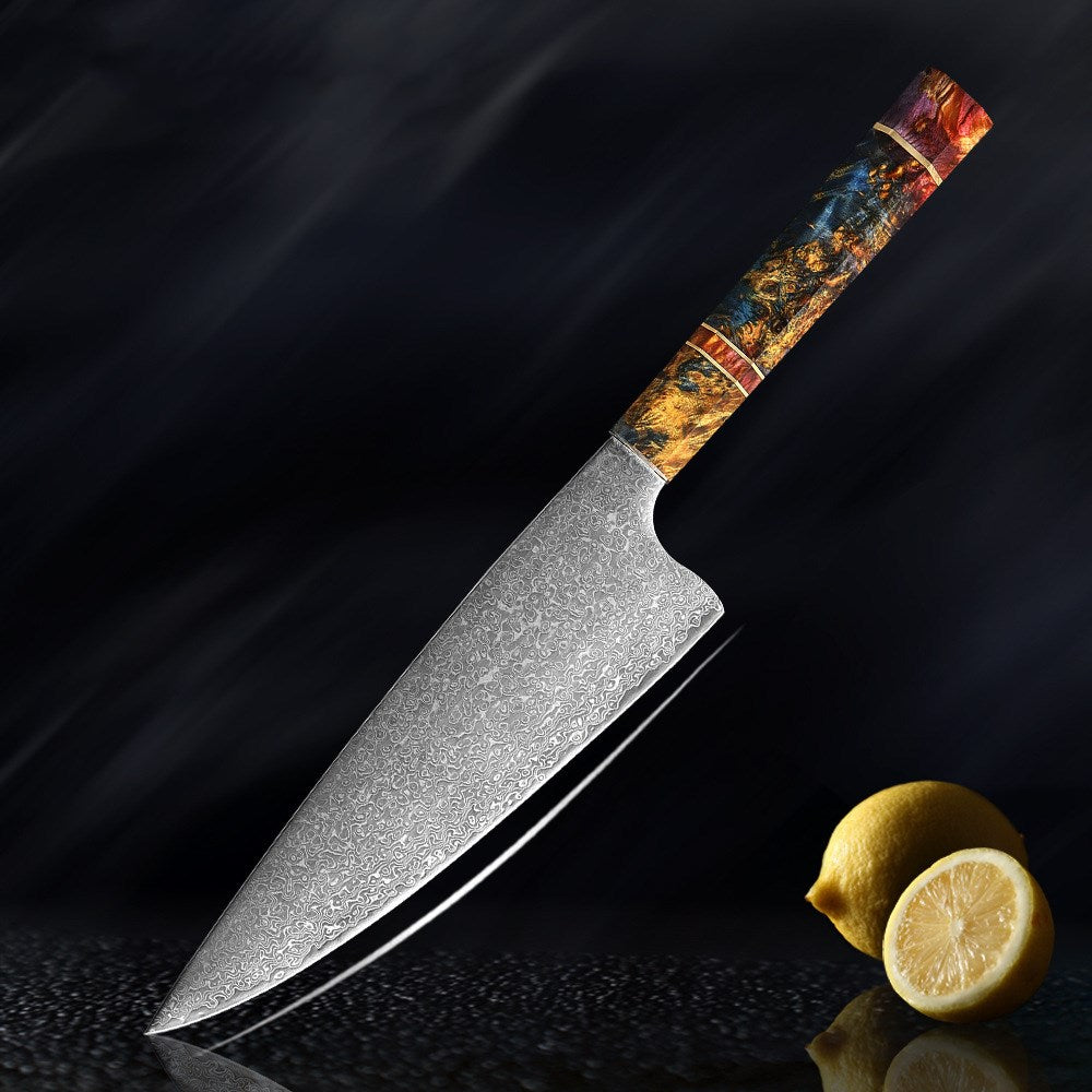 KD Damascus knife set
