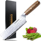 KD Japanese Nakiri Knife 7" German High Carbon Steel with Gift Box