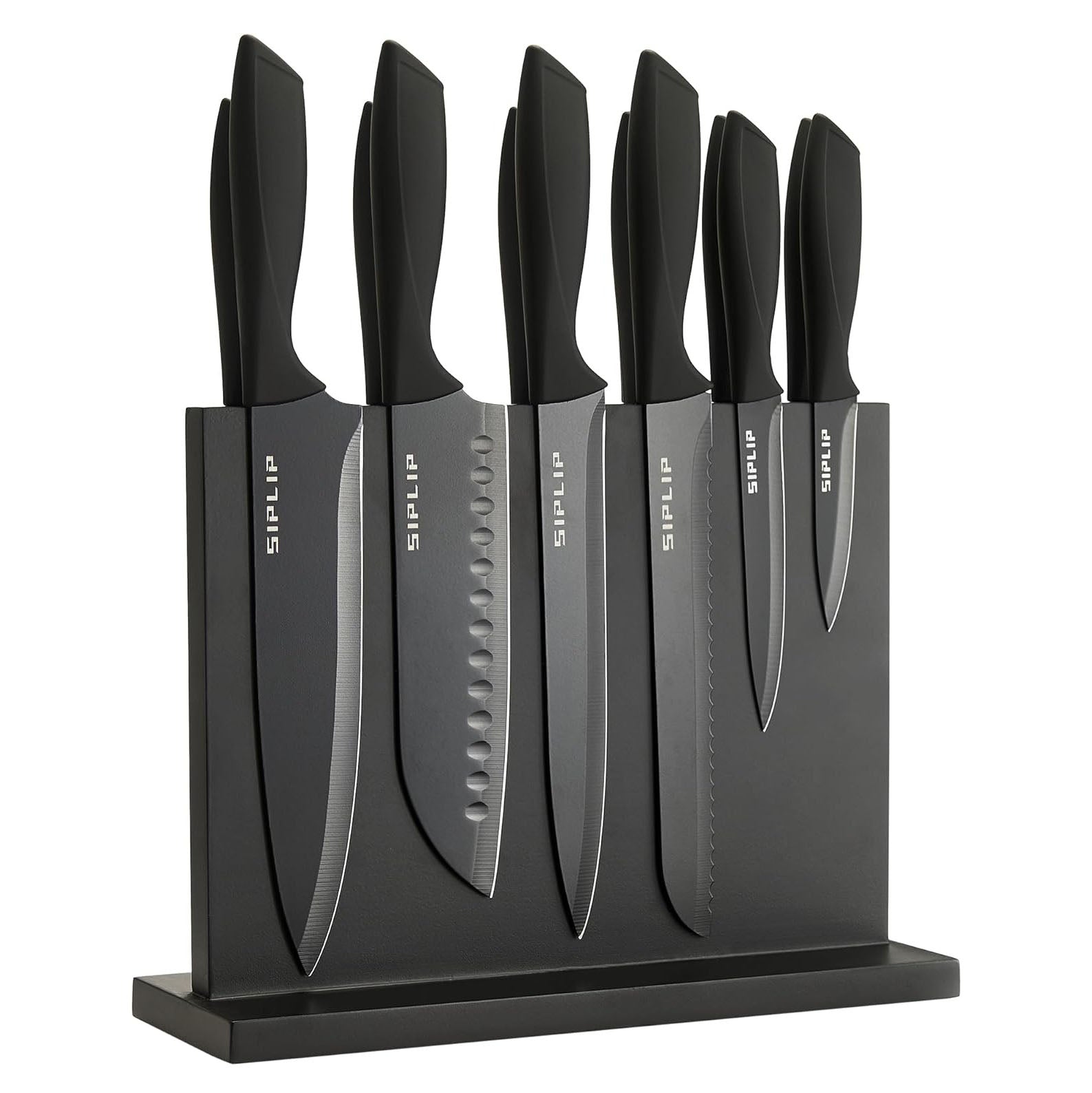 KD 15 Pieces Kitchen Knife Set with Magnetic Knife Holder