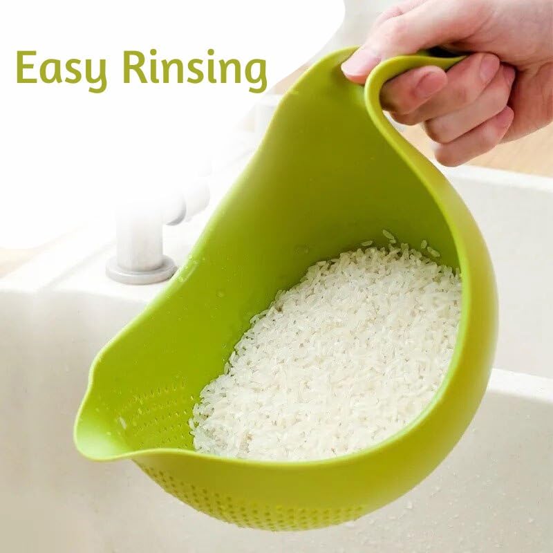 KD Strainer and Colander Rice Bowl Pasta Strainer Quinoa Strainer Rice Washer