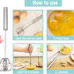 KD Stainless Steel Semi-Automatic Egg Beater