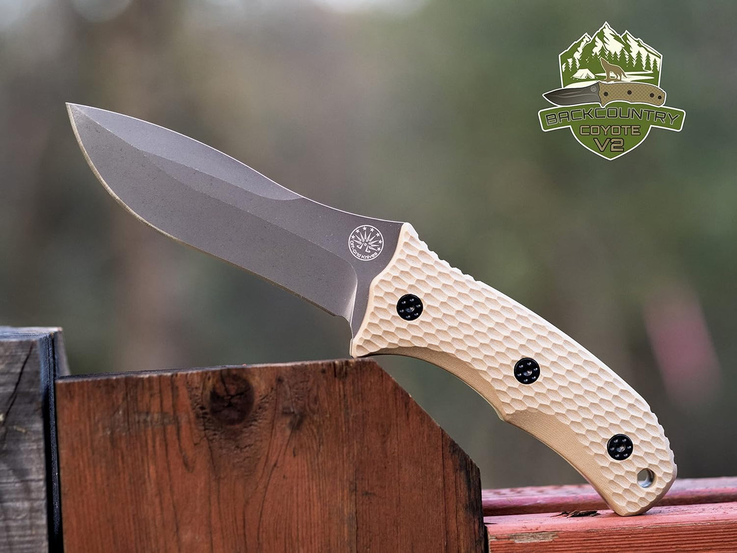 KD Hunting Knife with Kydex Sheath is suitable for Camping