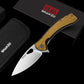 KD Pocket Folding Knife Survival Camping Knife with G10 Handle