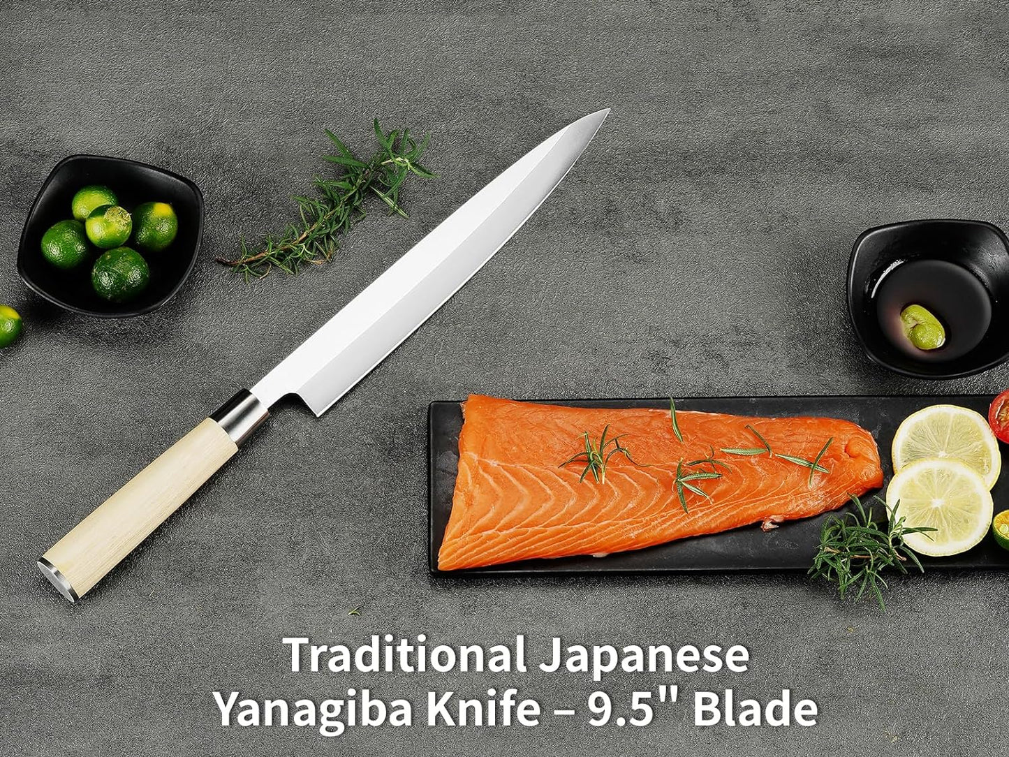 KD Japanese Sashimi Sushi Knife Yanagiba Fish Slicing Knife
