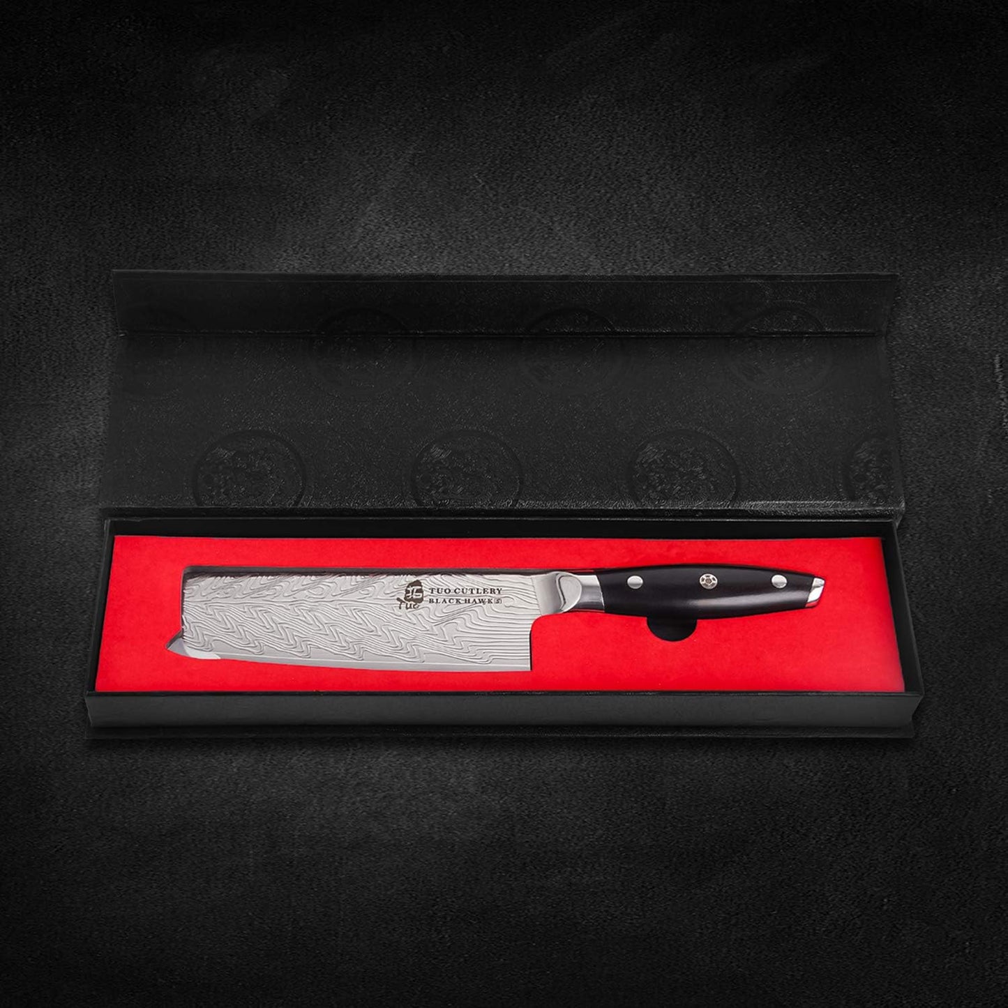 KD Nakiri Japanese Knife 6.5-inch Stainless Steel Kitchen Knife with Gift Box