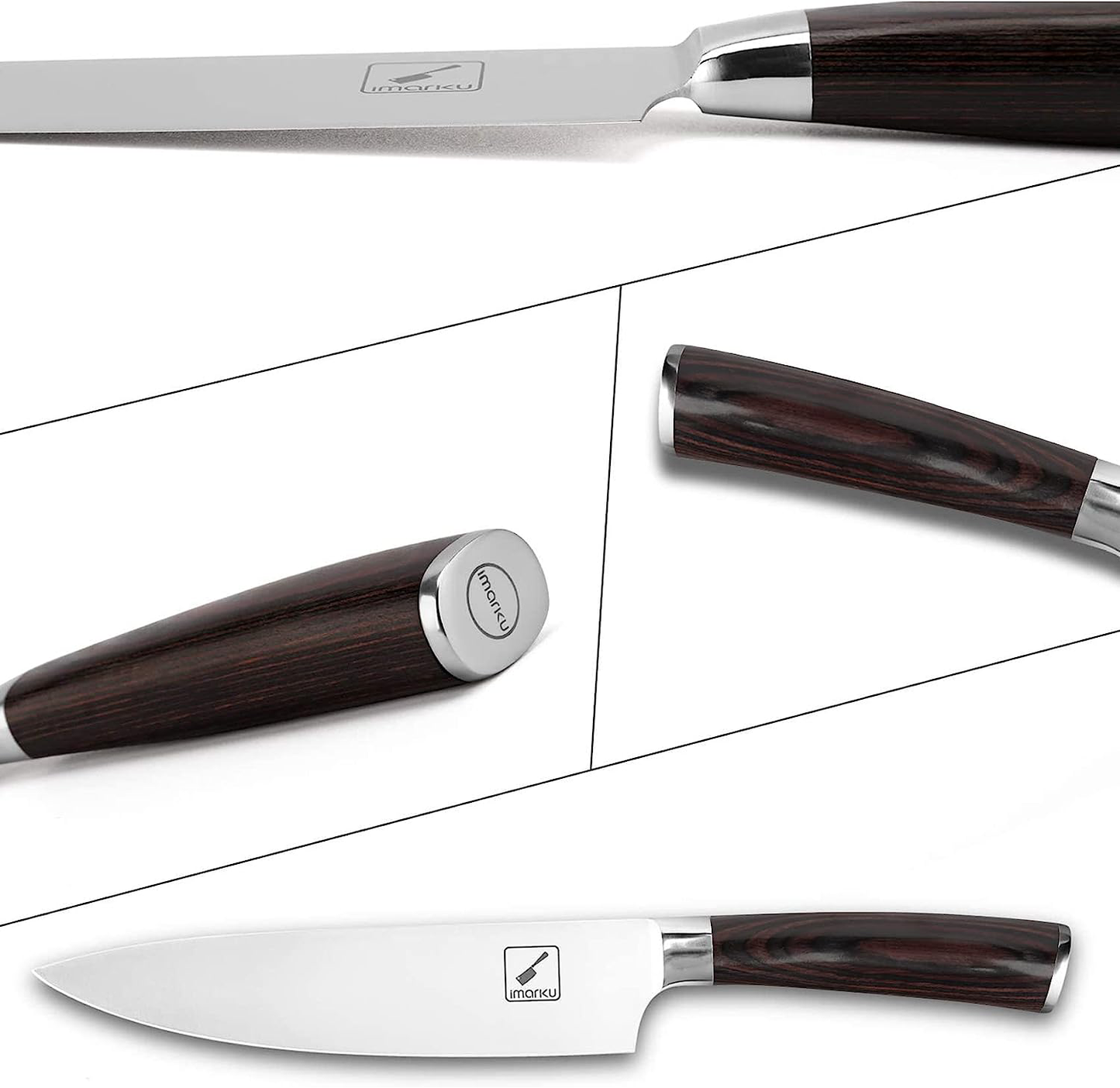 KD 8-Inch Japanese Chef Knife: Ergonomic Handle Chef's Knife