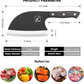 KD Serbian Cleaver Butcher Knife: Perfect for BBQ and Camping