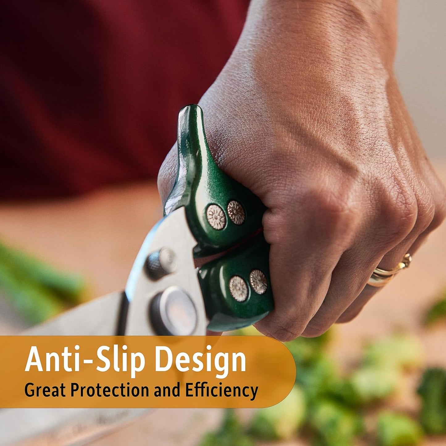 KD Kitchen Scissors Stainless Steel Sharp Anti Rust and Dishwasher Safe