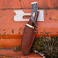 KD Hunting Knife Old Timer Heritage Series with Leather Sheath