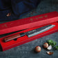 KD Kiritsuke Chef Knife 3 Layers High Carbon Steel With Wooden Knife Sheath