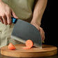 KD Forged Stainless Steel Blue Handle Household Chopping Kitchen Knives