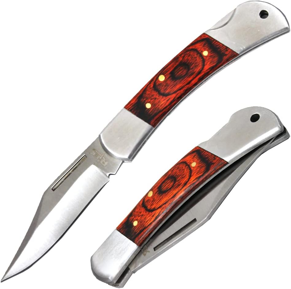 KD Pocket Folding Knife for Hunting and Outdoor Camping