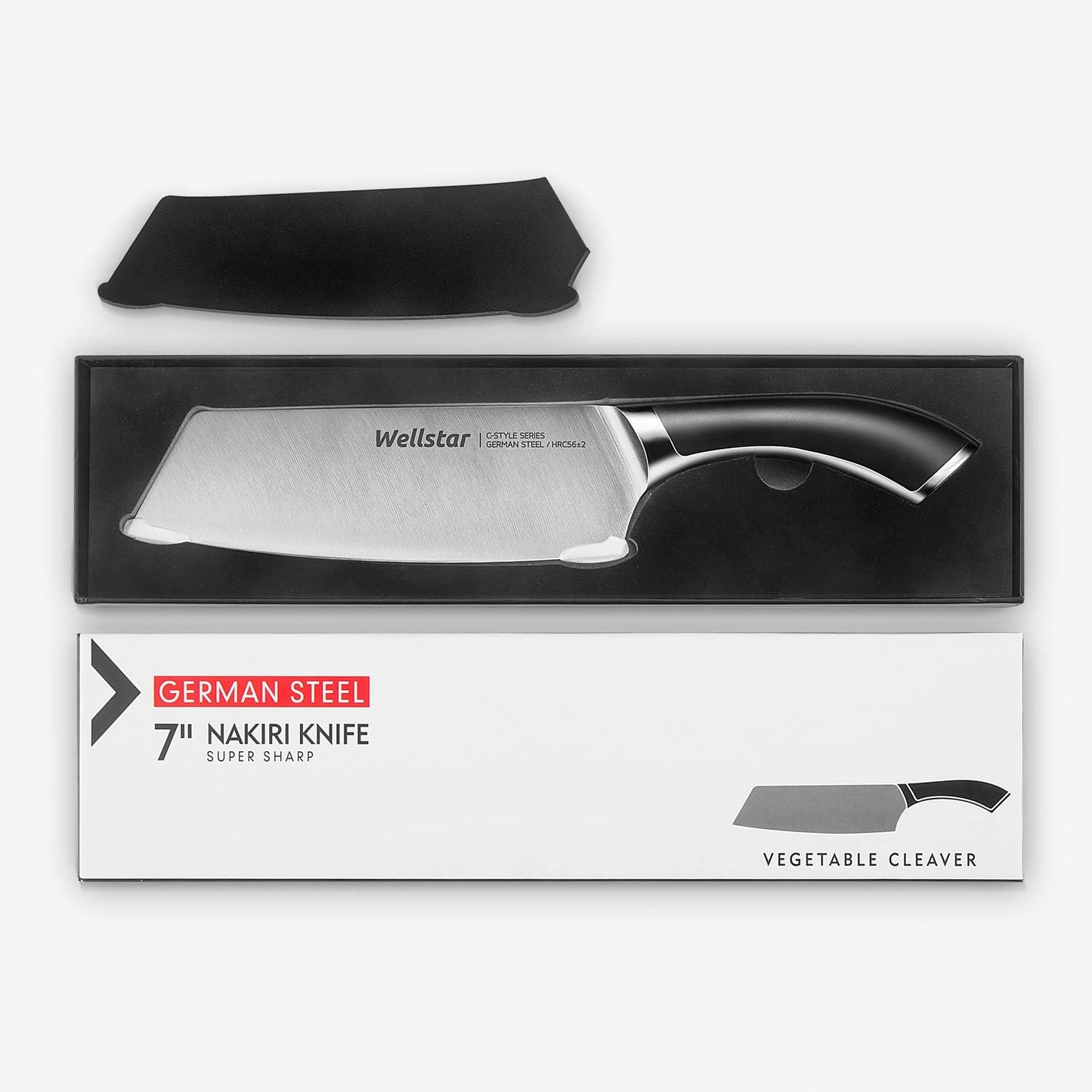 KD Nakiri Chef knife German Stainless Steel Knife with Gift Box