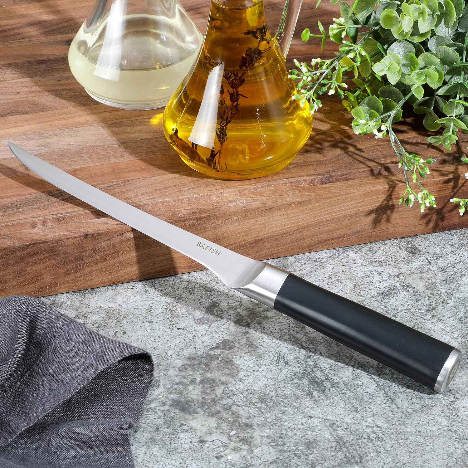 KD 8-Inch Boning High-Carbon German Steel Kitchen Knife