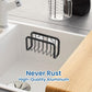 KD Sponge Holder for Kitchen Sink Anti-Rust Sink Sponge Holder with Suction Cups